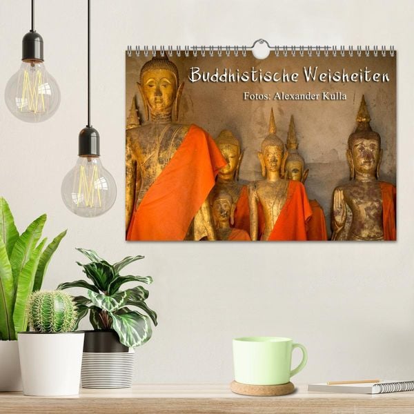Produktbild: Buddhistische Weisheiten (Wandkalender 2026 DIN A4 quer), CALVENDO Monatskalender