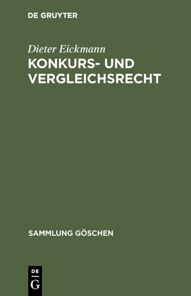 Produktbild: Konkurs- und Vergleichsrecht