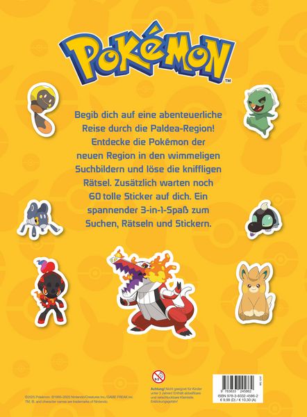 Produktbild: Pok&eacute;mon: Mein Wimmelspa&szlig; - Eine aufregende Reise durch Paldea