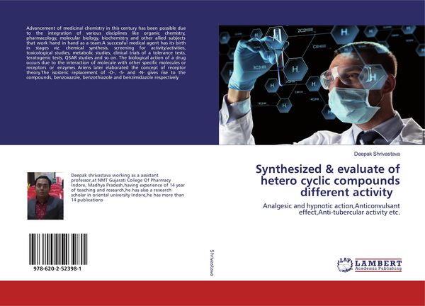 Produktbild: Synthesized & evaluate of hetero cyclic compounds different activity