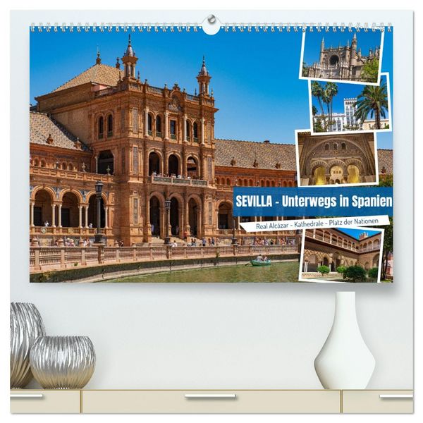 Produktbild: Sevilla - Unterwegs in Spanien (hochwertiger Premium Wandkalender 2026 DIN A2 quer), Kunstdruck in Hochglanz