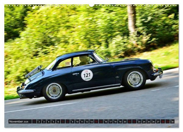 Produktbild: Porsche Oldtimer - EGGBERG KLASSIK - Der Berg ruft (Wandkalender 2026 DIN A2 quer), CALVENDO Monatskalender