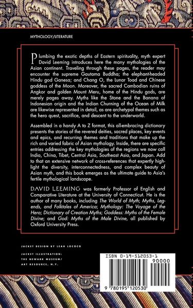 Produktbild: A Dictionary of Asian Mythology
