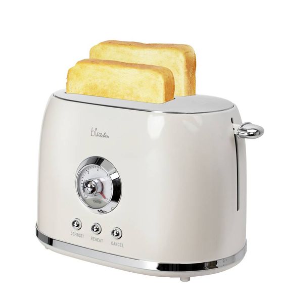Produktbild: BiKitchen nostalgia 200 Toaster Cremewei&szlig; (gl&auml;nzend)