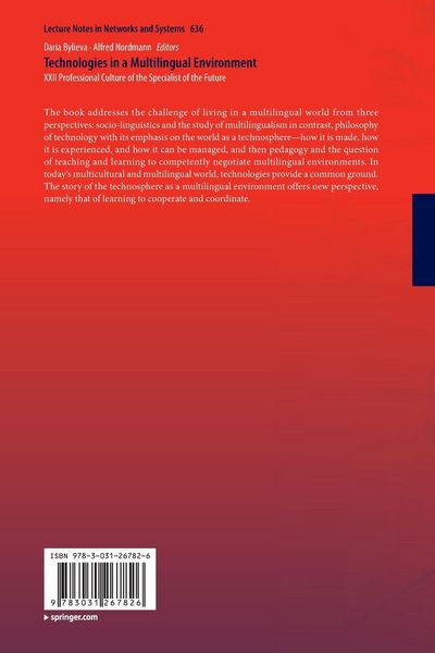 Produktbild: Technologies in a Multilingual Environment
