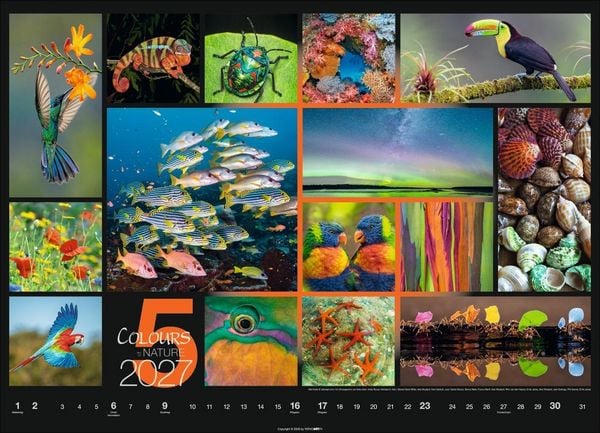 Produktbild: Colours of Nature Kalender 2027