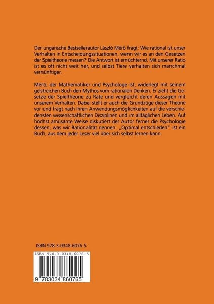 Produktbild: Optimal entschieden?