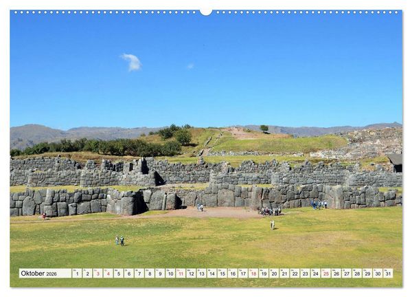 Produktbild: Inkabauten in PERU, Bauwerke eines gro&szlig;en Reiches (Wandkalender 2026 DIN A2 quer), CALVENDO Monatskalender