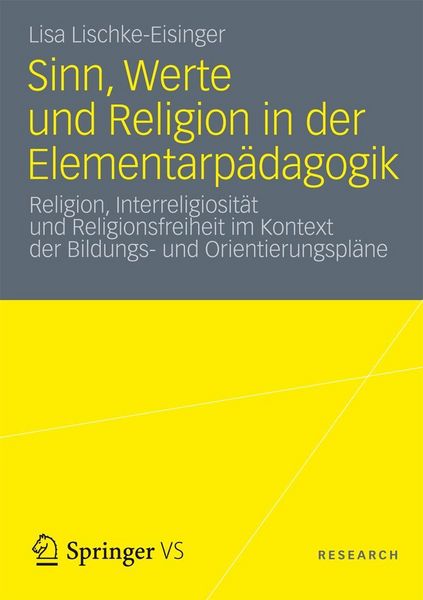 Produktbild: Sinn, Werte und Religion in der Elementarp&auml;dagogik