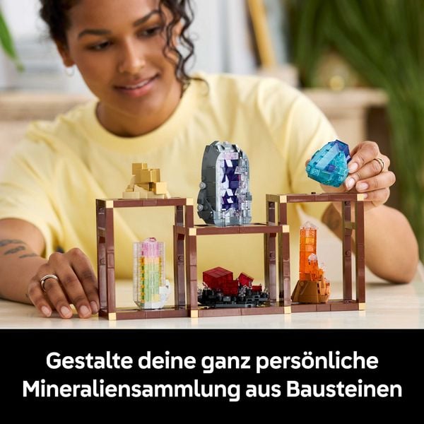 Produktbild: LEGO Ideas 21362 Mineraliensammlung, DIY Modellbau Set f&uuml;r Erwachsene