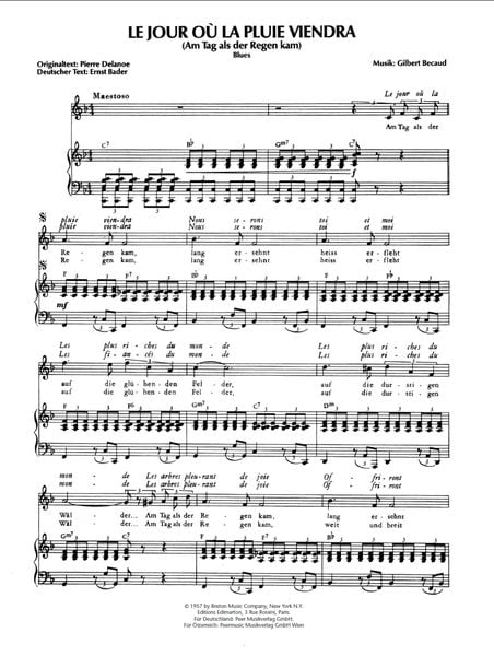 Produktbild: Vierzig franz&ouml;sische Chansons f&uuml;r Klavier und Gesang