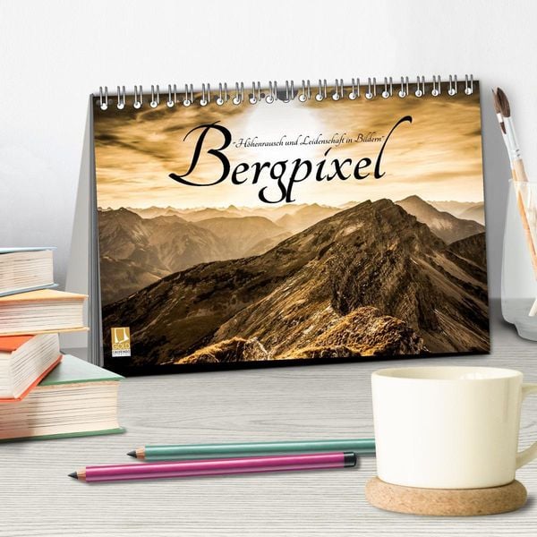 Produktbild: Bergpixel "H&ouml;henrausch und Leidenschaft" (Tischkalender 2026 DIN A5 quer), CALVENDO Monatskalender