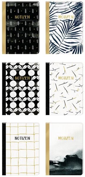 Produktbild: Notizhefte - All about black & white - DIN A5