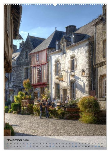 Produktbild: Bretagne. Traumhafte Gesichter einer Region (Wandkalender 2026 DIN A2 hoch), CALVENDO Monatskalender