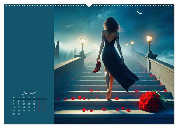 Produktbild: Stilvoll - Das kleine Schwarze (Wandkalender 2026 DIN A2 quer), CALVENDO Monatskalender