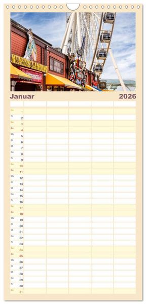 Produktbild: Familienplaner 2026 - SEATTLE Unvergessliche Tour durch die Stadt und das Umland mit 5 Spalten (Wandkalender, 21 x 45 cm) CALVENDO