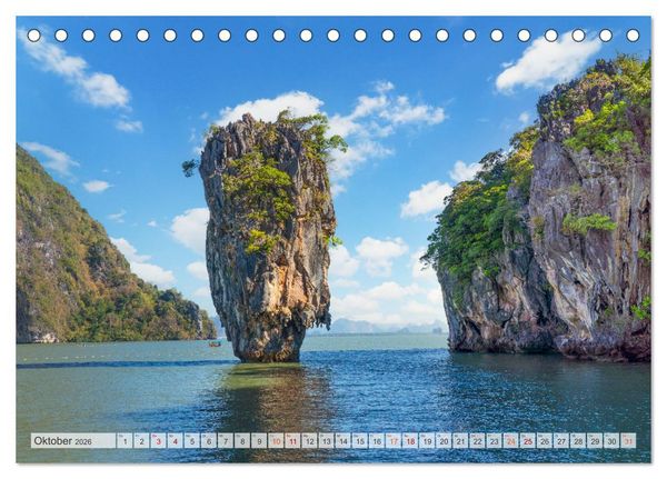 Produktbild: Thailand - Die Sch&ouml;nheit Asiens (Tischkalender 2026 DIN A5 quer), CALVENDO Monatskalender