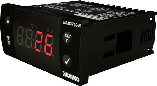 Produktbild: Emko ESM-3710-N 2-Punkt-Regler Temperaturregler Pt100 -50 bis 400 &deg;C Relais 16 A (L x B x H) 65 x 76 x 35 mm