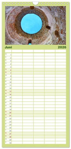Produktbild: Familienplaner 2026 - SPLIT Kroatien - Dalmatien mit 5 Spalten (Wandkalender, 21 x 45 cm) CALVENDO