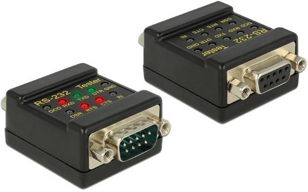 Produktbild: Delock 87713 VGA-Steckverbinder D-SUB-Buchse 9pol. - D-SUB-Stecker 9pol. 1St.