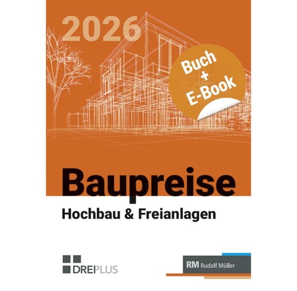 Produktbild: Baupreise f&uuml;r Hochbau und Freianlagen 2026 mit E-Book (PDF)