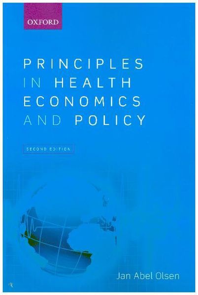 Produktbild: Principles in Health Economics and Policy