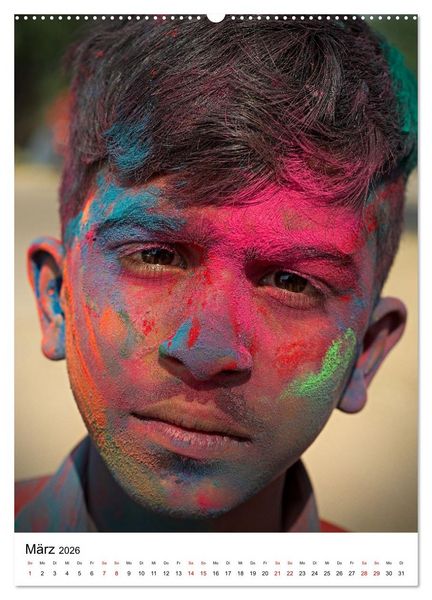 Produktbild: Portraits - Nordindien (hochwertiger Premium Wandkalender 2026 DIN A2 hoch), Kunstdruck in Hochglanz