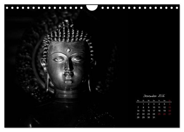 Produktbild: Worte des Buddha 2026 (Wandkalender 2026 DIN A4 quer), CALVENDO Monatskalender