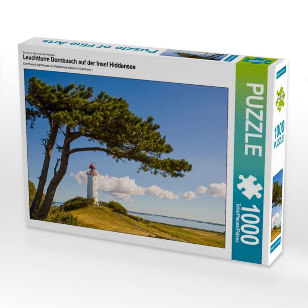 Produktbild: CALVENDO Puzzle Leuchtturm Dornbusch auf der Insel Hiddensee | 1000 Teile Lege-Gr&ouml;&szlig;e 64x48cm Foto-Puzzle f&uuml;r gl&uuml;ckliche Stunden