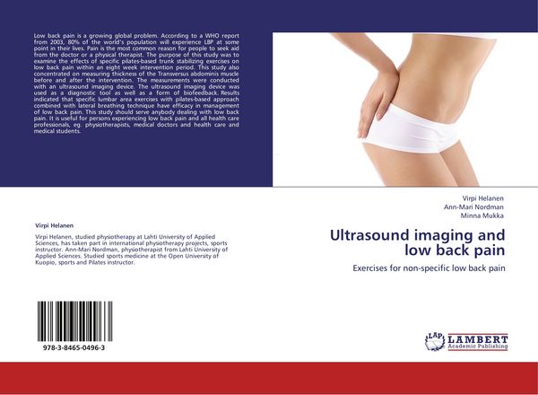 Produktbild: Ultrasound imaging and low back pain