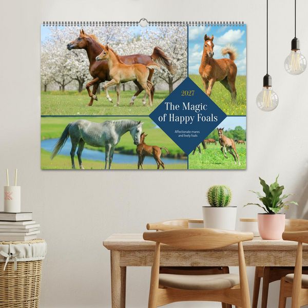 Produktbild: The Magic of Happy Foals (Wall Calendar 2027 DIN A2 landscape), CALVENDO 12 Month Wall Calendar