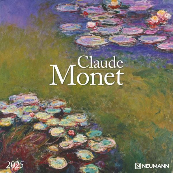 Claude Monet 2025 - Wand-Kalender - Broschüren-Kalender - 30