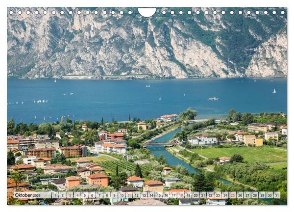 Produktbild: WUNDERBARER GARDASEE Riva del Garda und Torbole (Wandkalender 2026 DIN A4 quer), CALVENDO Monatskalender