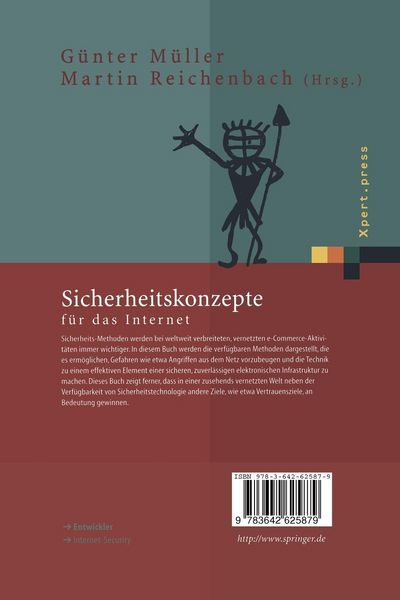 Produktbild: Sicherheitskonzepte für das Internet