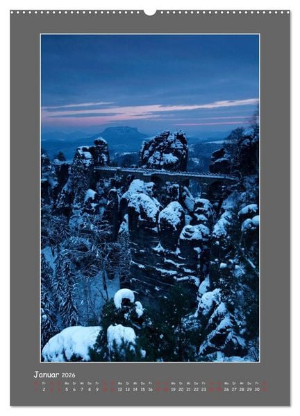 Produktbild: Meine sch&ouml;ne S&auml;chsische Schweiz (Wandkalender 2026 DIN A2 hoch), CALVENDO Monatskalender