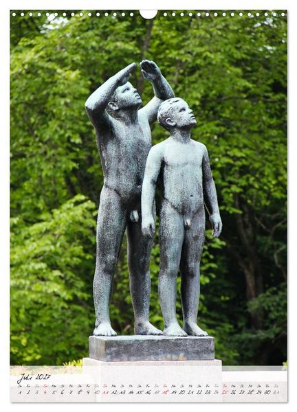Produktbild: Vigeland (Wandkalender 2027 DIN A3 hoch), CALVENDO Monatskalender