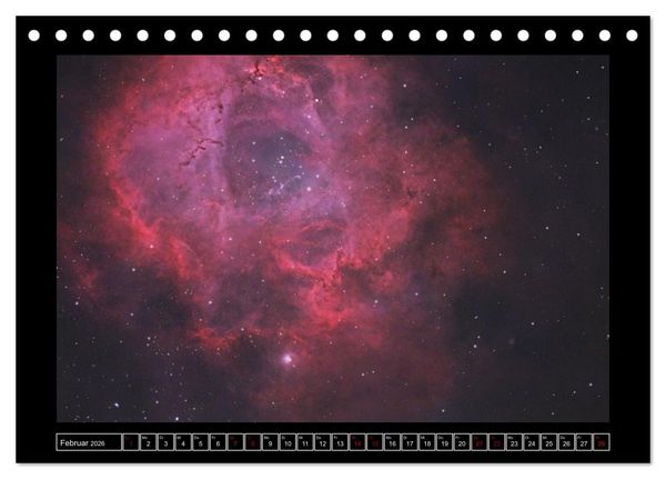 Produktbild: Astro-Kalender - Deep Sky und Landschaften (Tischkalender 2026 DIN A5 quer), CALVENDO Monatskalender