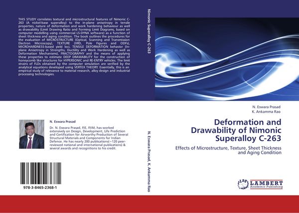 Produktbild: Deformation and Drawability of Nimonic Superalloy C-263