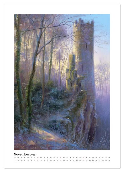 Produktbild: Turm-Romantik (Wandkalender 2026 DIN A3 hoch), CALVENDO Monatskalender