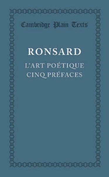 Produktbild: L'Art Poetique Cinq Prefaces