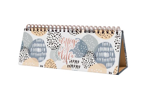 Produktbild: SIGEL JP101 Wochenplaner Jolie GB, undatiert, Apricot Inspiration, 1/2 A4 quer