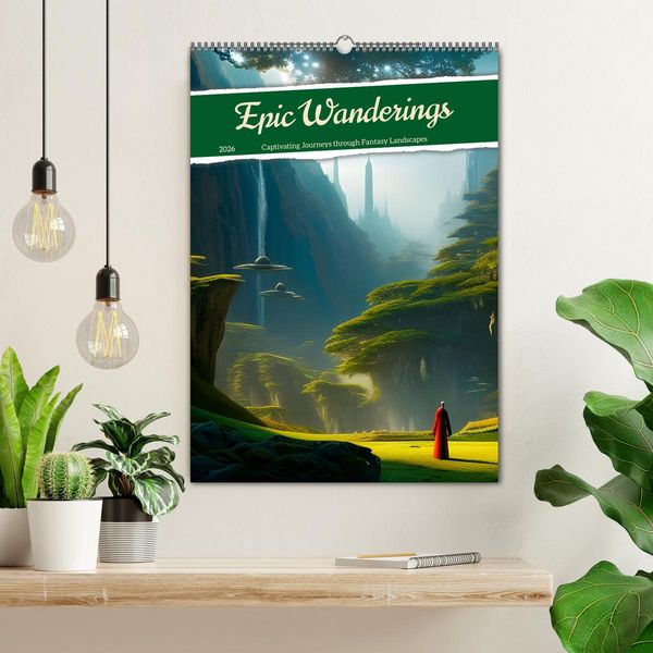 Produktbild: Epic Wanderings (Wall Calendar 2026 DIN A2 portrait), CALVENDO 12 Month Wall Calendar