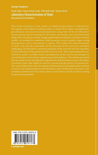 Produktbild: Laboratory Characterization of Shale
