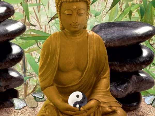 Produktbild: CALVENDO Puzzle Ort der Meditation | 1000 Teile Lege-Gr&ouml;&szlig;e 64x48cm Foto-Puzzle f&uuml;r gl&uuml;ckliche Stunden