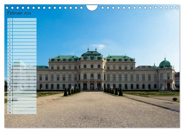Produktbild: Wien f&uuml;r Liebhaber und Interessierte (Wandkalender 2026 DIN A4 quer), CALVENDO Monatskalender