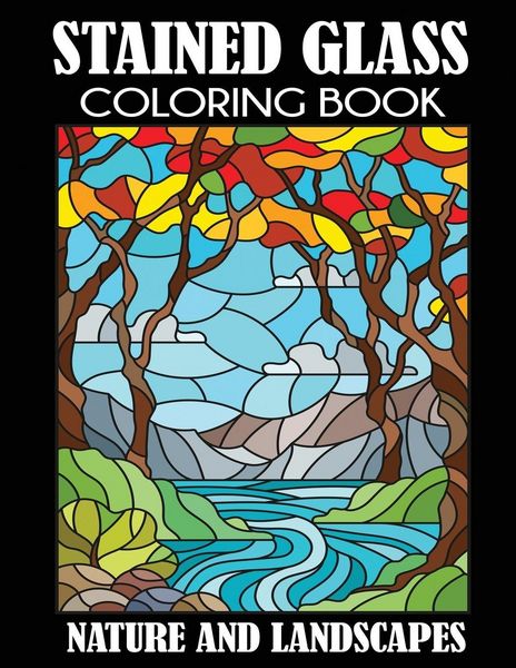 Produktbild: Stained Glass Coloring Book