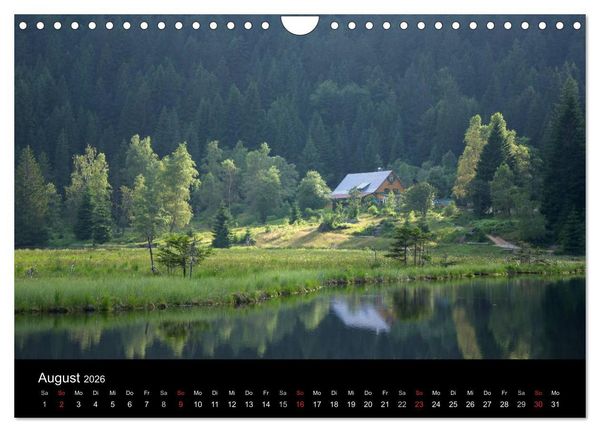 Produktbild: Bayerischer Wald - der Osten Bayerns (Wandkalender 2026 DIN A4 quer), CALVENDO Monatskalender