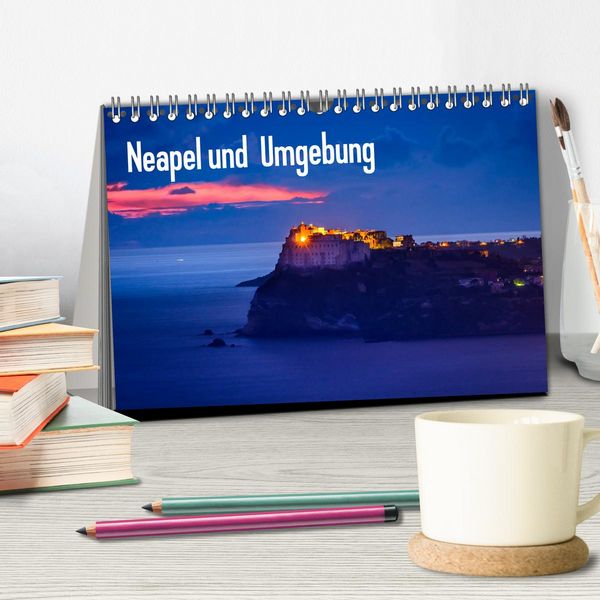 Produktbild: Neapel und Umgebung (Tischkalender 2026 DIN A5 quer), CALVENDO Monatskalender
