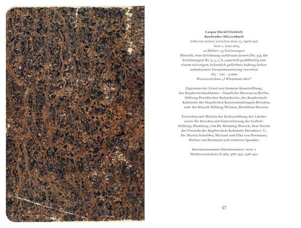 Produktbild: Caspar David Friedrich. Karlsruher Skizzenbuch