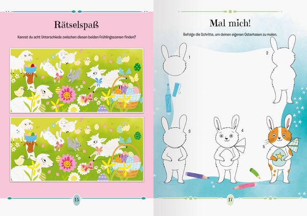 Produktbild: Kreative Ostern! Malen und R&auml;tseln